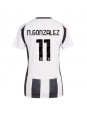 Billige Juventus Nicolas Gonzalez #11 Hjemmedrakt Dame 2024-25 Kortermet